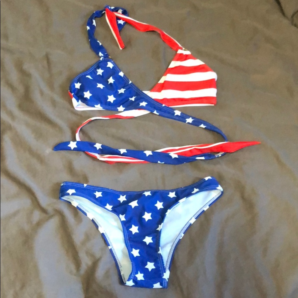 FLAG SWIM SUIT